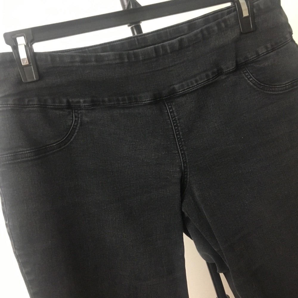 Style & Co faded black jeggings Sz XL C3